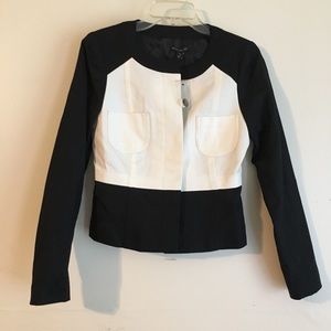 Will Smith Black White Geometric Print Jacket